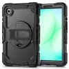 DEVIA Tech-Protect Solid ütésálló tok Galaxy Tab A9/A11 8,7" kijelzővédővel - fekete - ECO