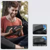 DEVIA Tech-Protect Solid ütésálló tok Galaxy Tab A9/A11 8,7" kijelzővédővel - fekete - ECO