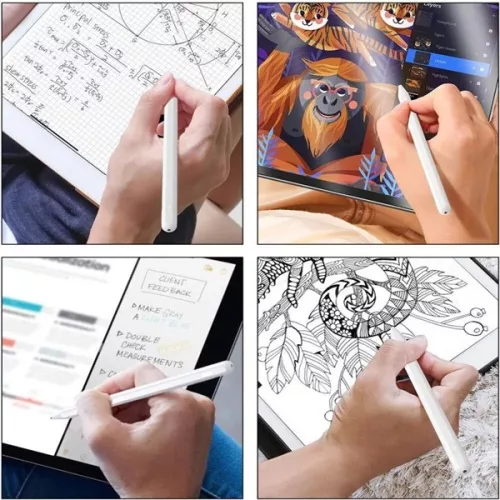 DEVIA Tech-Protect Digital Magnetic Stylus Pen aktív toll rajzhoz, jegyzethez - Apple iPad-hez - fehér