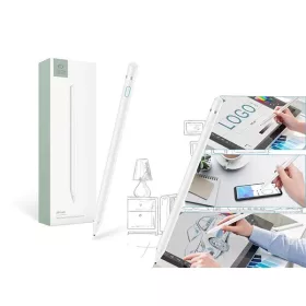   DEVIA Tech-Protect Active Stylus Pen aktív toll rajzoláshoz,jegyzeteléshez, Android/iOS/Windows 10 - fehér