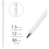 DEVIA Tech-Protect Active Stylus Pen aktív toll rajzoláshoz,jegyzeteléshez, Android/iOS/Windows 10 - fehér