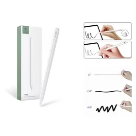   DEVIA Tech-Protect Digital Magnetic Stylus Pen-2 aktív toll rajzhoz, jegyzethez, Apple iPad-hez - fehér