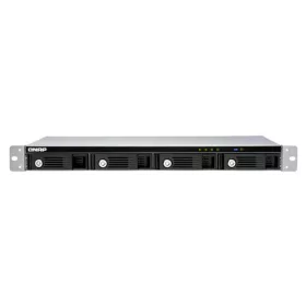   QNAP 4-bay 1U 12" short-depth rackmount 3.5" SATA HDD USB 3.0 type-C hardware RAID ex