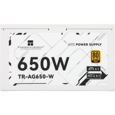 Thermalright AG-650-W ATX desktop tápegység 650W 80+ Gold BOX