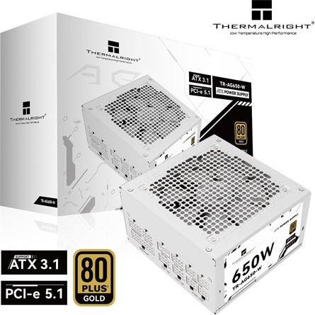 Thermalright AG-650-W ATX desktop tápegység 650W 80+ Gold BOX