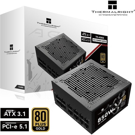 Thermalright AG-850 ATX desktop tápegység 850W 80+ Gold BOX