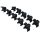 Trak Racer Szimulátor kiegészítő - Set of 10 Cable Management Clips with 10 Cable Ties