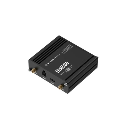 Teltonika Ipari 5G modem, USB-C, DIN sín, 3.4 Gbps sebesség, alumínium ház