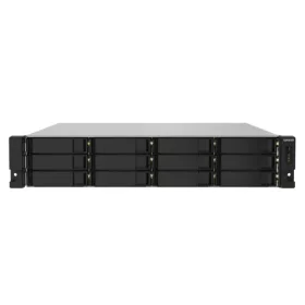   QNAP 12-Bay AL324 quad-core 1.7 GHz rackmount NAS with 250W redundant PSU, 4GB DDR4 U