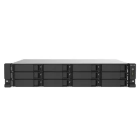   QNAP 12-bay rackmount NAS, AMD Ryzen V1000 series V1500B 4C/8T 2.2GHz, 8GB DDR4 RAM (