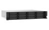 QNAP 12-bay rackmount NAS, AMD Ryzen V1000 series V1500B 4C/8T 2.2GHz, 8GB DDR4 RAM (