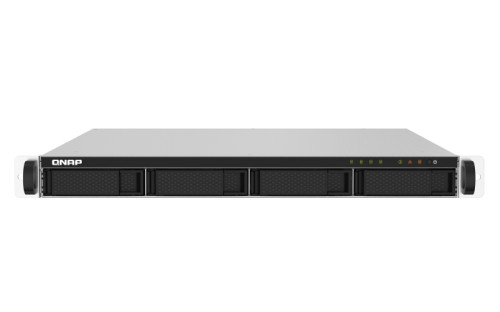 QNAP 4-Bay AL324 quad-core 1.7 GHz rackmount NAS with 250W PSU, 2GB DDR4 UDIMM RAM (m