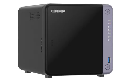 QNAP 4-bay 3.5" desktop NAS, AL524 4C 2.0GHz, 4GB DDR4 RAM (max 16GB), 1 x 10GbE SFP+
