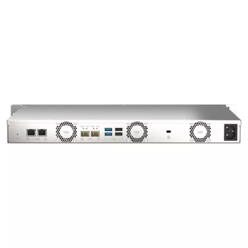 QNAP NAS 4 fiókos Marvell OCTEON TX2™ 4x2,2GHz, 4GB DDR4, 2x2500Mbps, 2x10000 SFP+, 2xUSB2.0, 2xUSB3.2 - TS-435XeU-4G