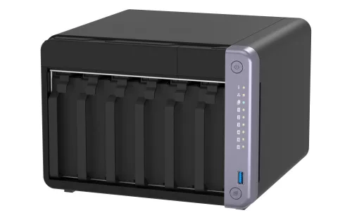 QNAP 	6-bay 3.5" desktop NAS, AL524 4C 2.0GHz, 4GB DDR4 RAM (max 16GB), 2 x 10GbE SFP