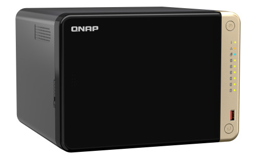 QNAP 6-Bay desktop NAS, Intel® Celeron® N5105/N5095 quad-core, 8 GB onboard not expan