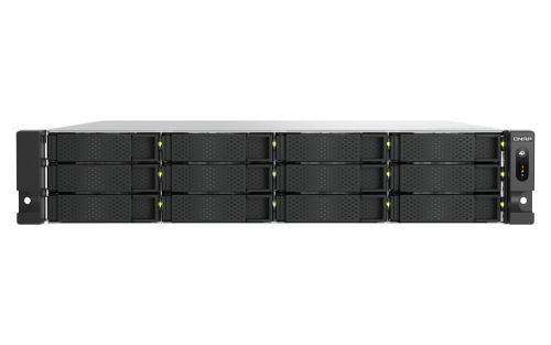 QNAP 2U 12-bay 3.5" SATA HDD NAS, AMD Ryzen  7000 series 8C16T (boost up to 5.3 GHz),