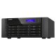 QNAP 12-Bay U.2 NVMe PCIe Gen4 x4 all-flash desktop NAS, AMD EPYC 16-core 7302P up to