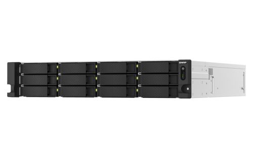 QNAP 18-Bay 2U rackmount NAS, Intel® Xeon® E-2334 4 cores / 8 threads 3.4 GHz process