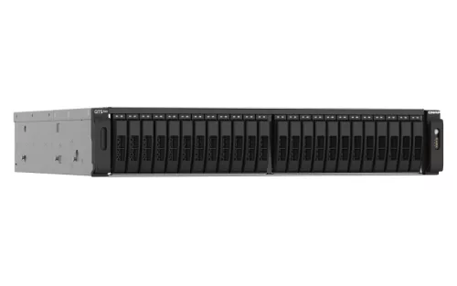 QNAP NAS 24 fiókos TS-h2490FU-7302P-128G AMD 16x3,0GHz, 8x16GB RAM, 4x25GbE SFP28