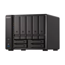   QNAP NAS 9 fiókos TS-h973AX-32G AMD Ryzen 4x2,2GHz, 2x16GB RAM, 2x2.5G/1G/100M, 1x10GBASE-T (10G/5G/2.5G/1G/100M)