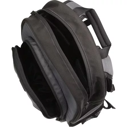 TARGUS Notebook hátizsák TSB023EU, Essential 15.4-16" Laptop Backpack - Black/Grey