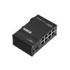 Teltonika 8 portos nem menedzselhető Ethernet switch, DIN sín, alacsony fogyasztás, ipari