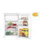 VIVAX TTR-116E+ hűtőszekrény, teljes űrtartalom nettó 113L, hűtő nettó: 97L, fagyasztó nettó: 16 L cserélhetó ajtónyitás