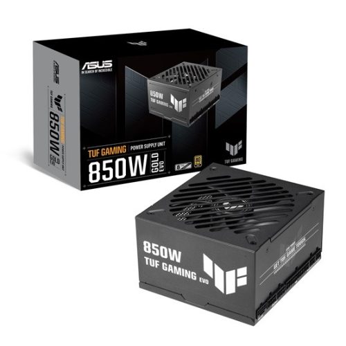 ASUS TÁP Asus TUF Gaming 750W - TUF-GAMING-850G-EVO - 80+ Gold - Moduláris - fekete tápegység