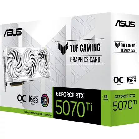 ASUS VGA ASUS NVIDIA RTX 5070 Ti 16GB GDDR7 - TUF-RTX5070TI-O16G-WHITE-GAMING