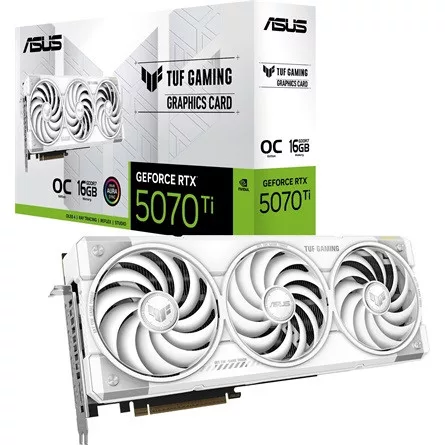 ASUS VGA ASUS NVIDIA RTX 5070 Ti 16GB GDDR7 - TUF-RTX5070TI-O16G-WHITE-GAMING