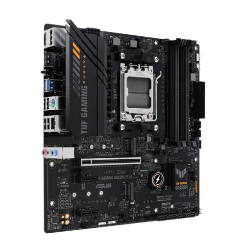 Asus Alaplap - AMD TUF GAMING A620M-PLUS AM5 (A620, 4xDDR5 7600+MHz, 1x 2,5 Gb LAN, 2xM.2, 4xSATA3, HDMI+2xDP)