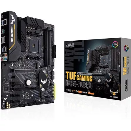 Asus TUF GAMING B450-PLUS II desktop alaplap ATX