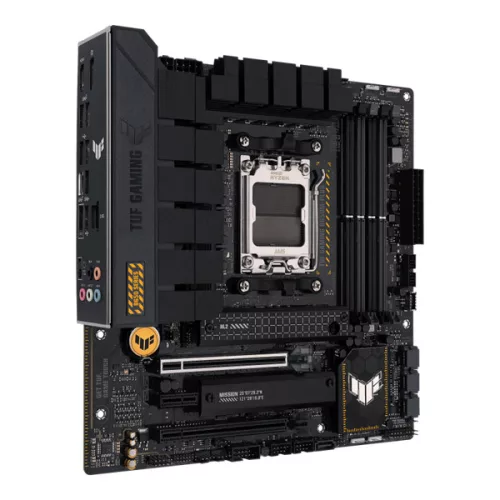 Asus Alaplap - AMD TUF GAMING B650M-PLUS AM5 (B650, Micro-ATX, 4xDDR5 6400+MHz, 4xSATA3, 2x M.2, HDMI+DP)
