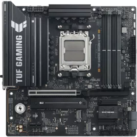   Asus Alaplap - AMD TUF GAMING B850M-E WIFI AM5 (B850, MicroATX, 4xDDR5 8000+MHz, 4xSATA3, 3x M.2, HDMI+2xDP)