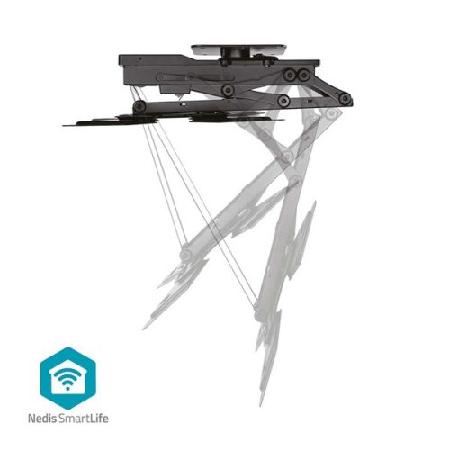 Nedis TVCM5850BK motoros mennyezeti / plafon TV / monitor állvány/tartó konzol, 23-65", dönthető, forgatható, WIFI, 30kg