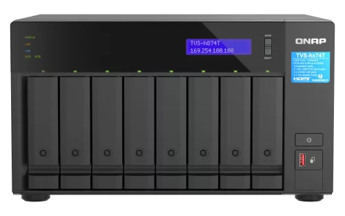 QNAP 8-bay QuTS hero NAS, Intel® Core™ i7 12-core (8 Performance cores + 4 Efficient