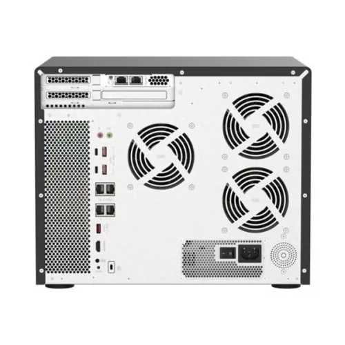 QNAP NAS 16 fiókos TVS-h1688X-W1250-32G XEON 6x3,3GHz, 2x26GB RAM, 4x2.5G/1G/100M,  2 x 10GBASE-T (10G/1G)