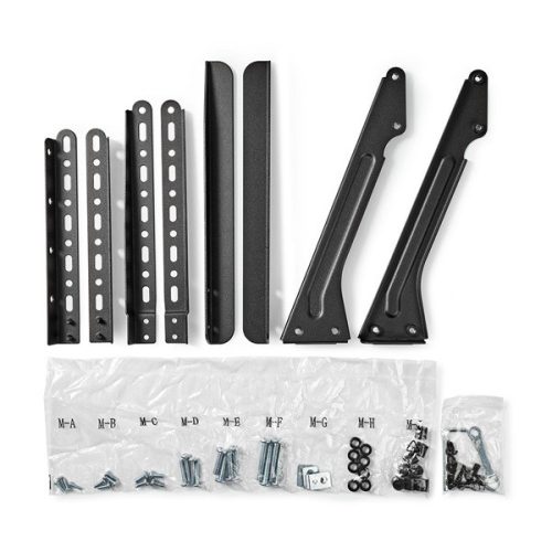 Nedis TVSM1050BK 13"-70" LCD TV / monitorállvány (tartó konzol),  maximum 50 kg, függőleges magasság állítás, acél