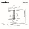 Nedis TVSM5120GY asztali LCD TV állvány (tartó konzol), 37-75", VESA 600x400, max 40kg
