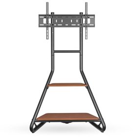   Nedis TVSM6200BK LCD TV állvány (tartó konzol) 37 - 75", Maximális teherbírás: 40 kg, állítható előre rögzített magasság