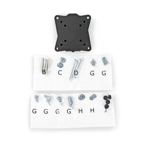 Nedis TVWM1010BK LCD TV / monitor fali tartó konzol, 13-27",  max. teherbírás 30 kg, faltáv:20mm, acél