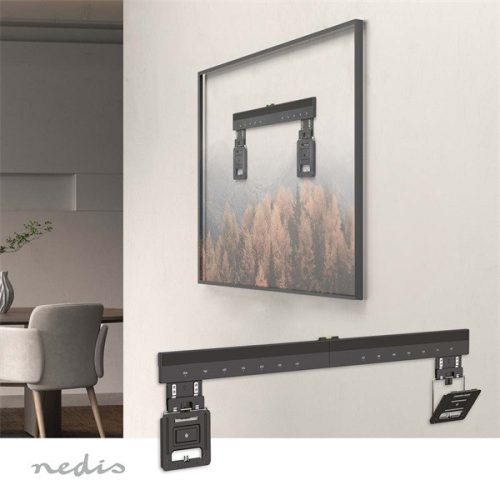 Nedis TVWM5090BK LCD TV / monitor fali tartó konzol, 43-100" Max. teherbírás: 75 kg, faltáv:9,5mm