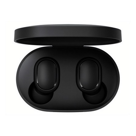 XIAOMI AirDots/EarBuds Basic 2 Bluetooth fülhallgató SZTEREO v5.0, extra mini + töltőtok, FEKETE