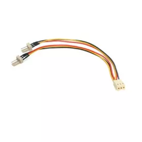 StarTech TX3 -> 2db TX3 F/M tápkábel 0.15m Fan Power