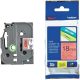 Brother TZe441 18mm piros alapon fekete festékszalag piros-fekete