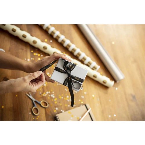 Brother textil szalag TZE-R334, Fekete alapon arany, 12mm, 4m