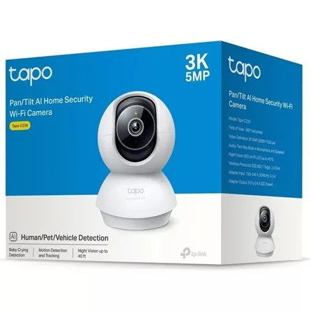 TP-LINK Wireless Kamera Cloud beltéri éjjellátó, TAPO C230