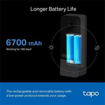 TP-LINK Okos Videó Kapucsengő, TAPO D230S1