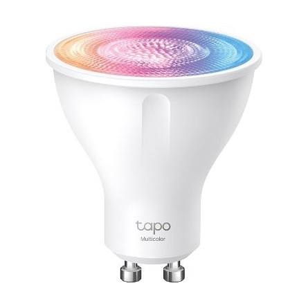 TP-Link Okos Izzó - Tapo L630 (Multicolor; 230V; GU10; 2,4GHz WiFi; 350 lumen; 3.7W; Távoli hozzáférés, Ütemezés)